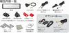 BAL (Ohashi Sangyo) BALUCE M Digital Rearview Mirror with Single Rearview Camera, No Recording, 2 Megapixels, Full Touch Panel, Easy Adjustment, VCCI