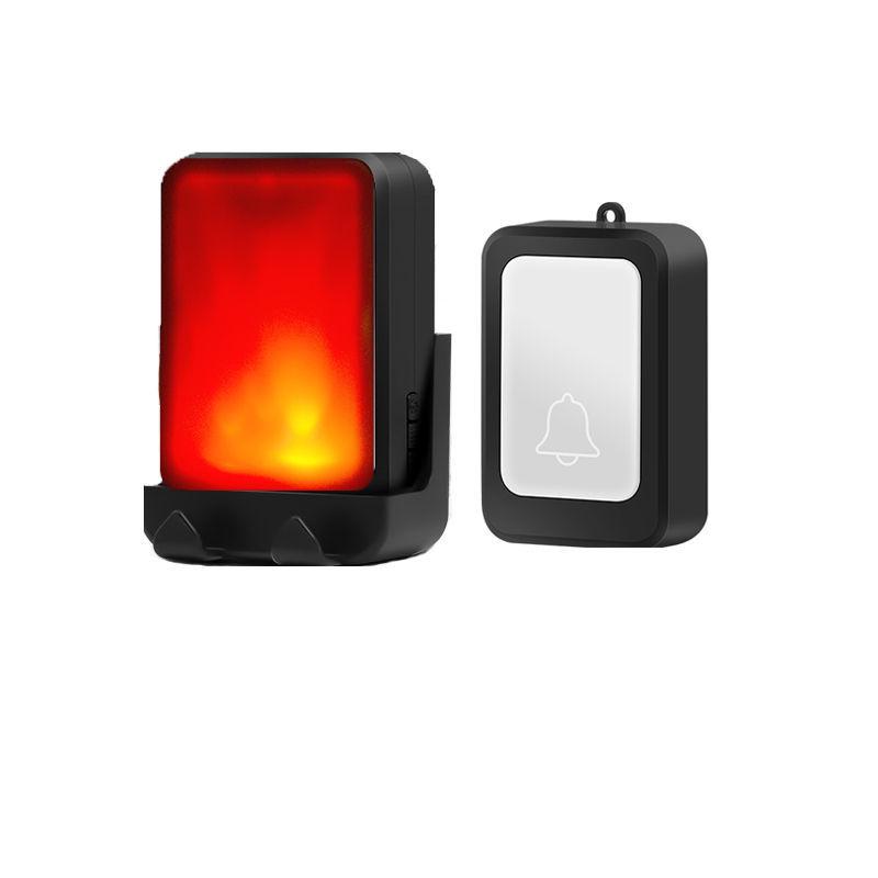 

Wireless Colorful Flashing Doorbell with One-to-One Long-Distance Pager and Mute Function for Elderly