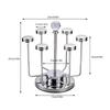 Multifunctional Stainless Steel Organizers For Cups And Jewelry Display Rustproof Construction Elegant Styles