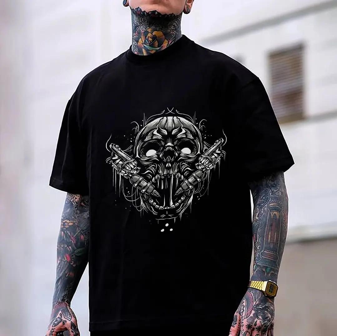 

Летняя мужская мода необычные 3D футболки эластичная одежда быстросохнущий полиэстер короткий рукав впитывающий влагу футболка размер футболка XXXXXL серый