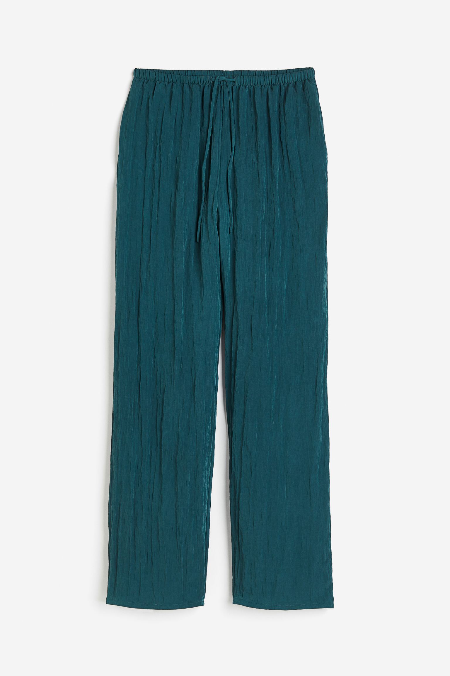 

Crinkled loungewear trousers