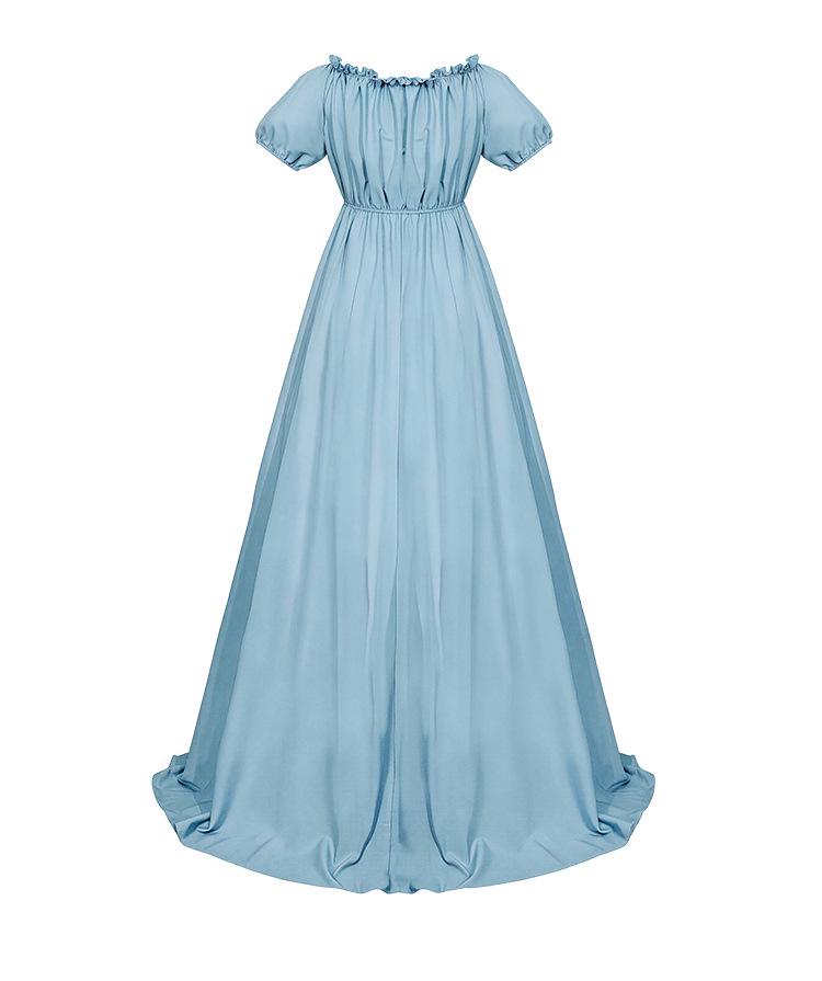 Bridgerton Medieval Retro Ball Gown Cosplay Dress for Stage Performance