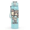 1PC Two Little Girls Best Friend Print 750ml Color Plastic Sports Water Bottle Leakproof Flip Straw Lid Suitable for Sports Office Home Use