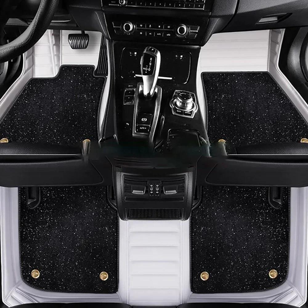 Double layer 5D Custom Car Floor Mats For Jeep Grand Cherokee Auto Carpets Foot liners car Accessories voiture