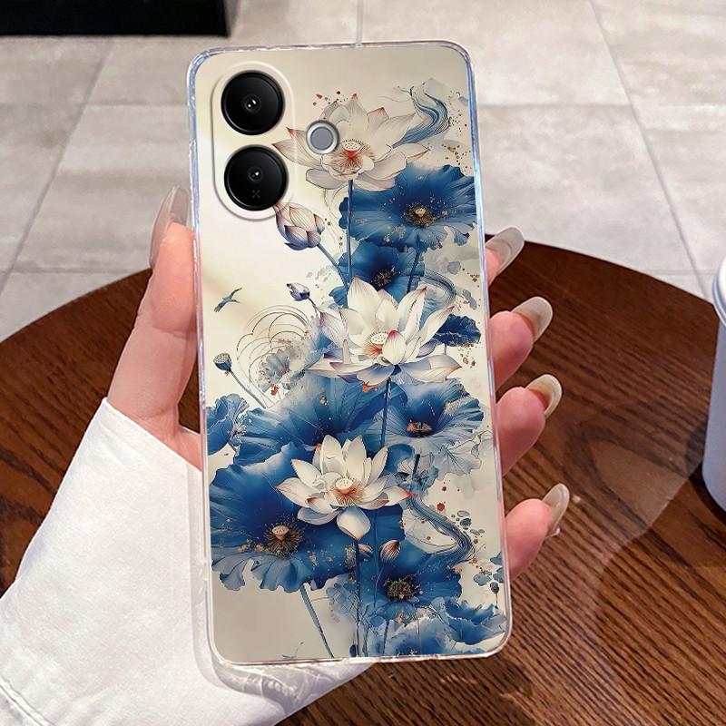 Casing For Vivo V60 Lite Aesthetic Luxury Dragon Cute Cool Boys Girls Soft silicone Phone Case Back Cover Transparent TPU Shell