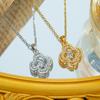 Four-leaf Flower Zircon Flowers Niche Light Luxury New Style Design Temperament Necklace