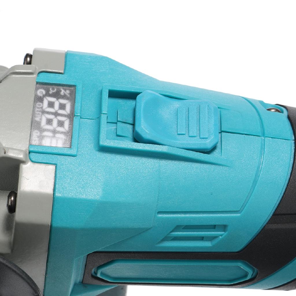 800W Electric Angle Grinder Grinding Machine Brushless Cordless Woodworking Metal Cutting Power Tool For 18V Battery