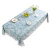 SweetBaku Water-Repellent Rectangular Kitchen Tablecloth with Embossed PVC Backing (150x250cm)