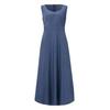 Elegant Long Denim Dress for Women - European & American Style, African-Inspired Fashion