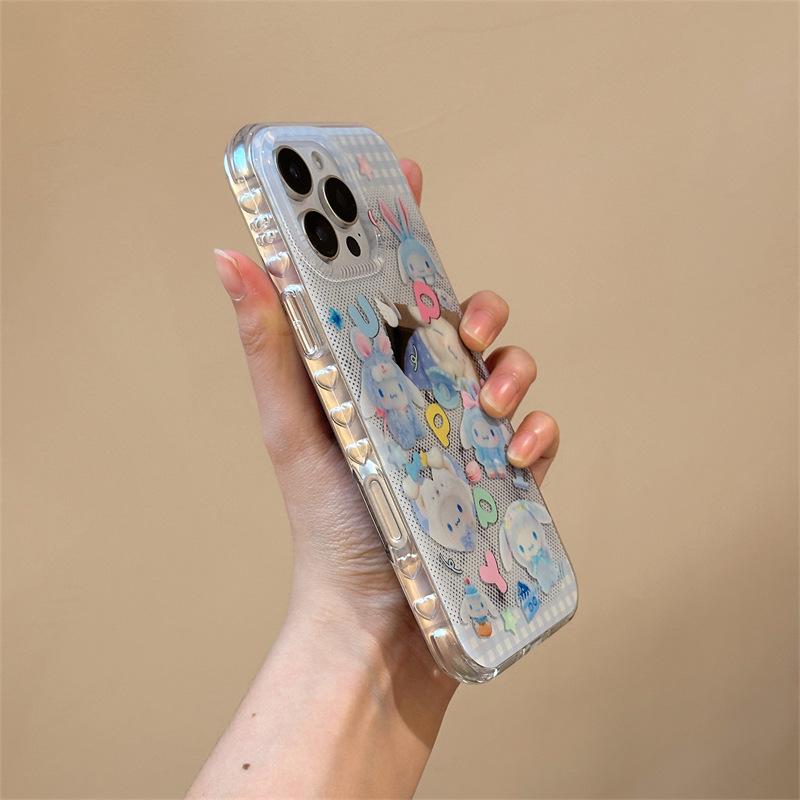 Cinnamoroll iPhone 17 Pro Case, Fits iPhone 13/14 and 15/16 Pro Max, Cartoon Colors