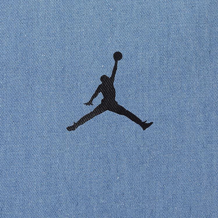 Jordan 18L Large Capacity Classic Logo Cotton Shoulder Tote Bag Unisex bags Denim-Blue JD2613226GS-002