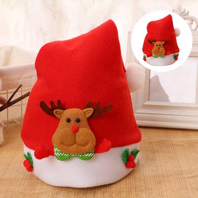 Kids Children Christmas Hats Caps Elk Cartoon Snowman Santa Claus Party Supplies