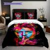 David Bowie Legend Threepiece Set 1 Duvet Cover 2 Pillowcase Without Core Bedding Set Soft And Comfortable Christmas Birthday Gift Bedding