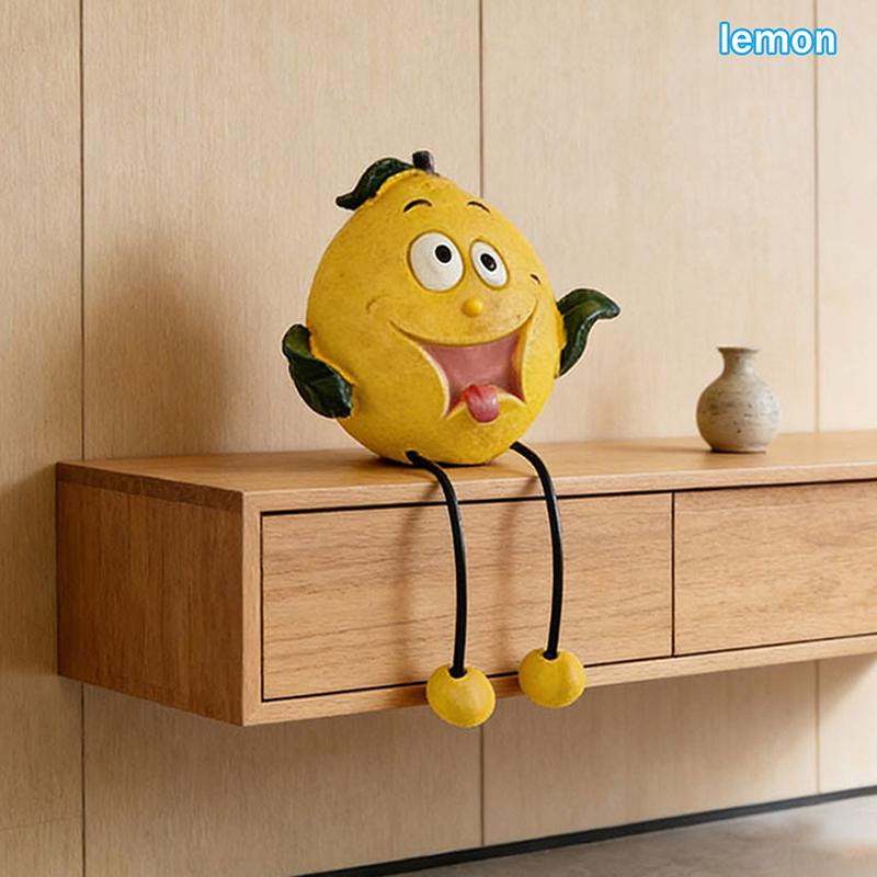 Fun Fruit Sculptures, Featuring Adorable Shapes And Designs Such As Pineapple, Banana, Lemon, And Orange.