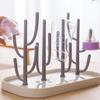 Multifunctional Cactus Baby Bottle Drying Rack - Detachable and Efficient Cup Drainer