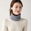 Women's Winter Warm Knit Neck Gaiter Soft Cozy Thermal Wheat Ear Pattern Scarf Multicolor Thickened Casual Neck Warmer