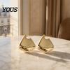 Durable Earrings 1 Pair Chunky for Women, Polished Comfortable Geometric Dangle Earrings, Large Statement Jewelry