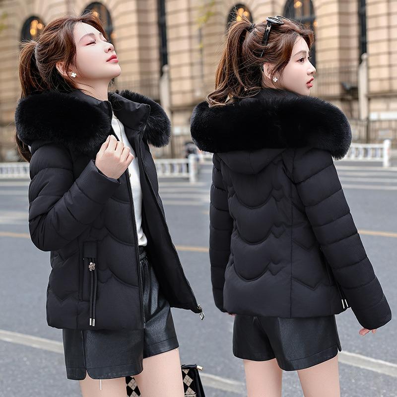 Autumn and winter new women's cotton-padded clothes short slim-fitting cotton-padded jackets cold-proof down cotton-padded jackets