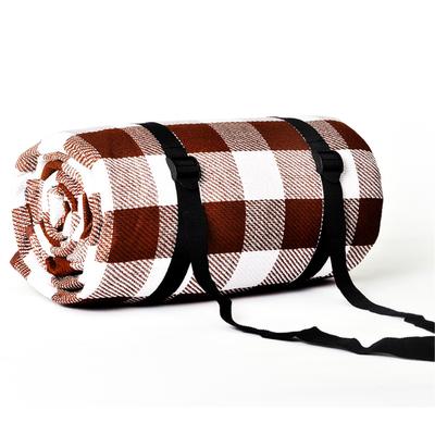 Pikniková deka Vodotěsná pikniková podložka s popruhem na přenášení a úložnou taškou pro venkovní rodinné kempování