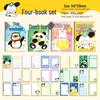 A5 Student Cartoon Notebook: Cute, Colorful, Thick Pages, Ideal for Elementary School Diary.