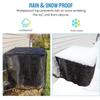 600D Waterproof  Mesh Fabric Breathable Air Conditioner Defender Cover AC Unit Cover For Outdoor Central Unit Protective