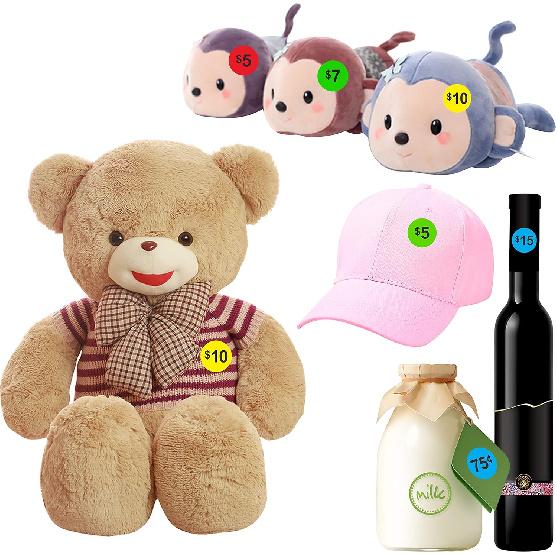 3840 PCs Garage Sale Flea Market Prepriced Pricing Stickers in Bright Colors (Yellow/Red/Green/Cyan), 3/4"in Diameter