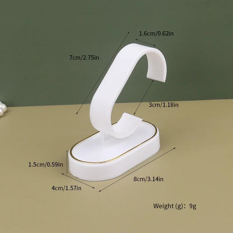 Wholesale Transparent Watch Display Rack C-ring Transparent Bracket Counter Display Rack Watch Bracelet Display Props
