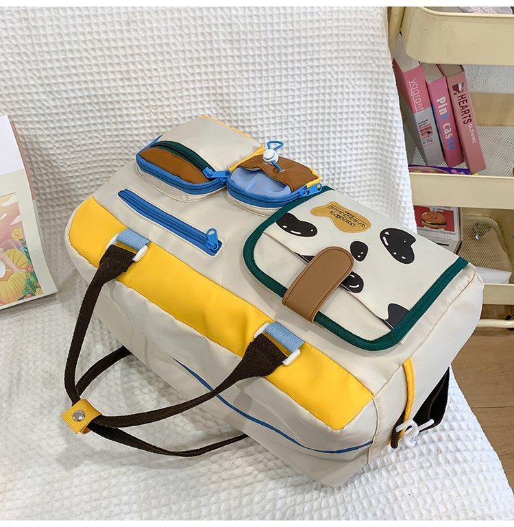 Large Capacity Travel Fitness Crossbody Bag with Wet/Dry Separation