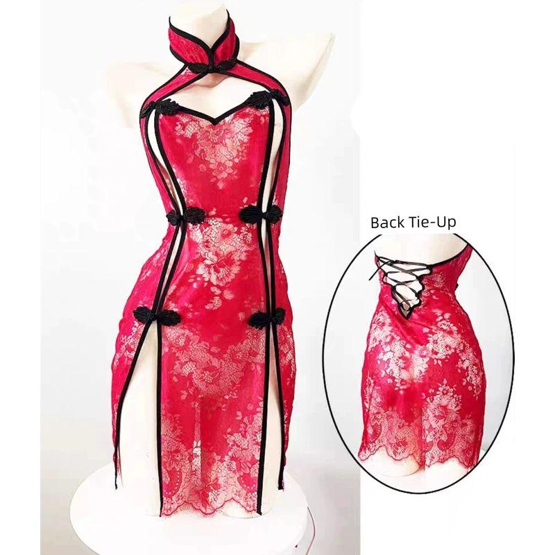 

Amazon New Year Red Slit Skirt Oversize Women s Clothing