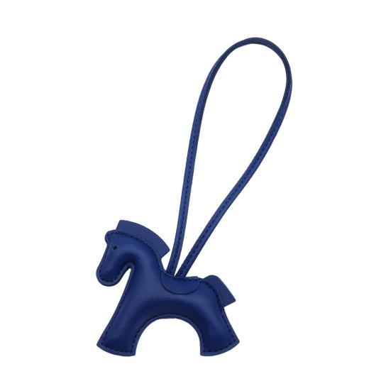 Car Ornament Faux Leather Horse Charm Small Dainty Keychain Car Interiors Purse Backpack Accessories