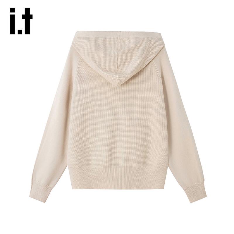 Izzue Women's Japanese Academy Style Hooded Knit Cardigan