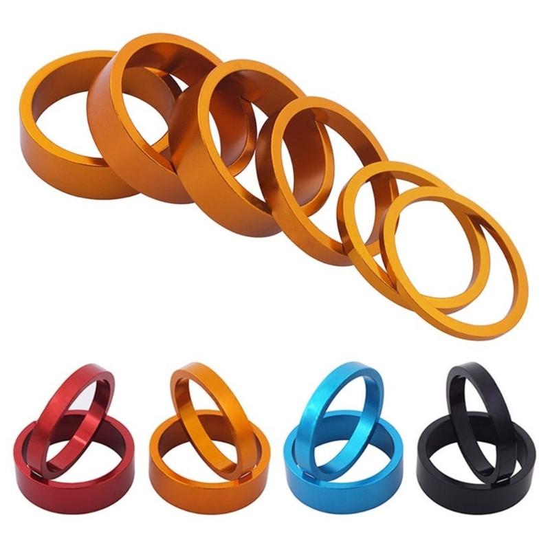 Light Weight Bike Stem Headset Spacers Bicycles Headset Washer Bicycles Front Fork Stem Spacers Easy To Install