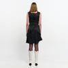 Kimjisu Dozi - Satin Leopard Dress _ Black