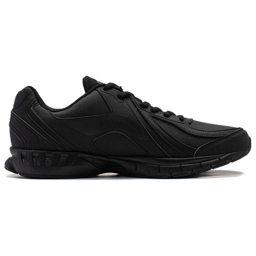 Li Ning Lightweight Shock Absorbing Breathable Support Low Top Running Shoes Men sneaker Black ARBS009-5