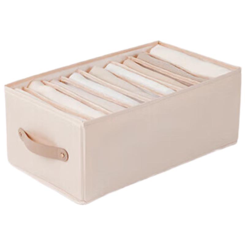 

EACHY Fabric Wardrobe Storage Box with Dividers