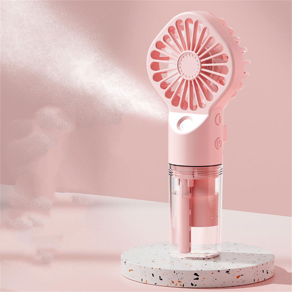 Handheld Misting Fan Portable Water Spray Mist Fan 4 Adjustable Speed Quiet Cooling Mini Pocket Fan for Women Men