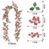 175 Cm Length Garlands Artificial Holly Garland Christmas Trailing Plants