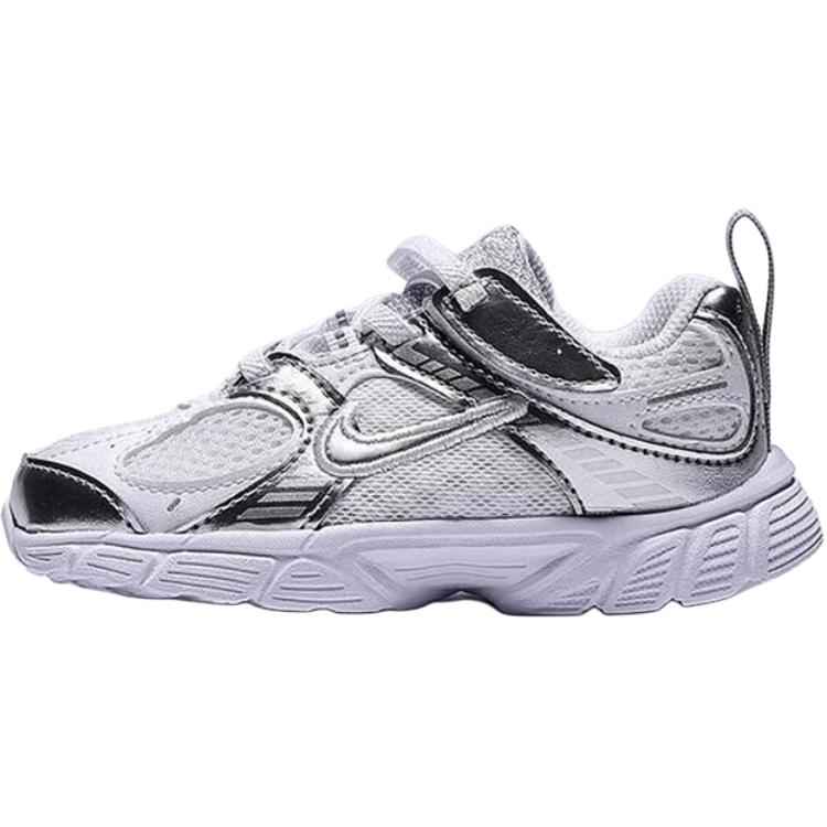 Nike V5 RNR TD White Metallic Silver Baby Sneakers Pure-Platinum HQ6413-103