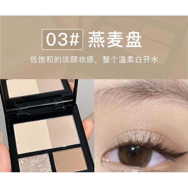 GELLA'S - Impression 4 Color Eyeshadow - Oatmeal