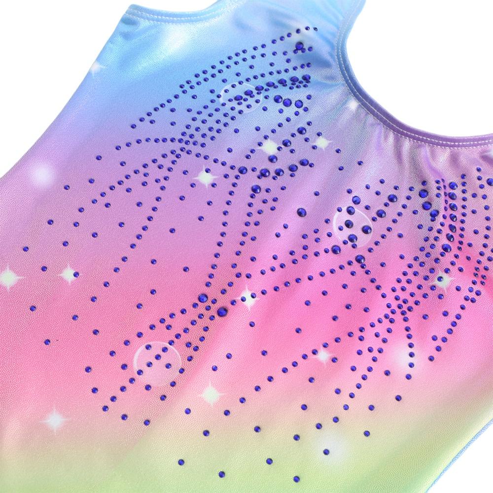 Gimnastyczne trykoty dla dziewcząt Brązujący trykot do tańca Bez rękawów Odzież do tańca Trykoty dla dziewcząt Sportowa sukienka do baletu do tańca dla dzieci