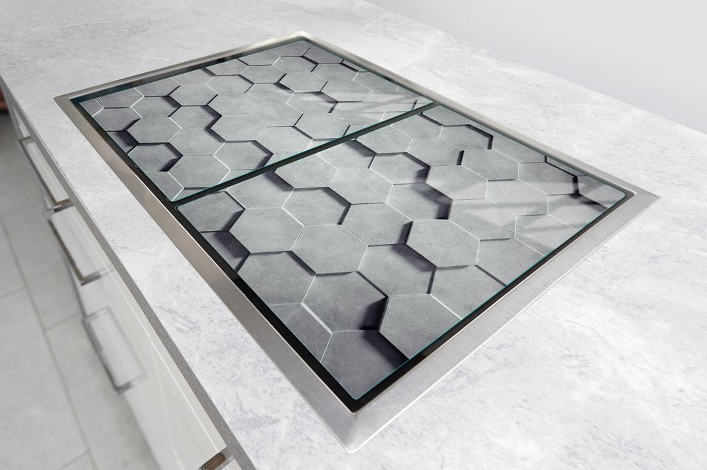 PLACA PROTECTORA DE CRISTAL PARA COCINA 2x35x52 DISEÑO