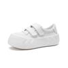 Velcro big head platform bread shoes for women 2025 autumn new college style sports leisure height increase white shoes for women