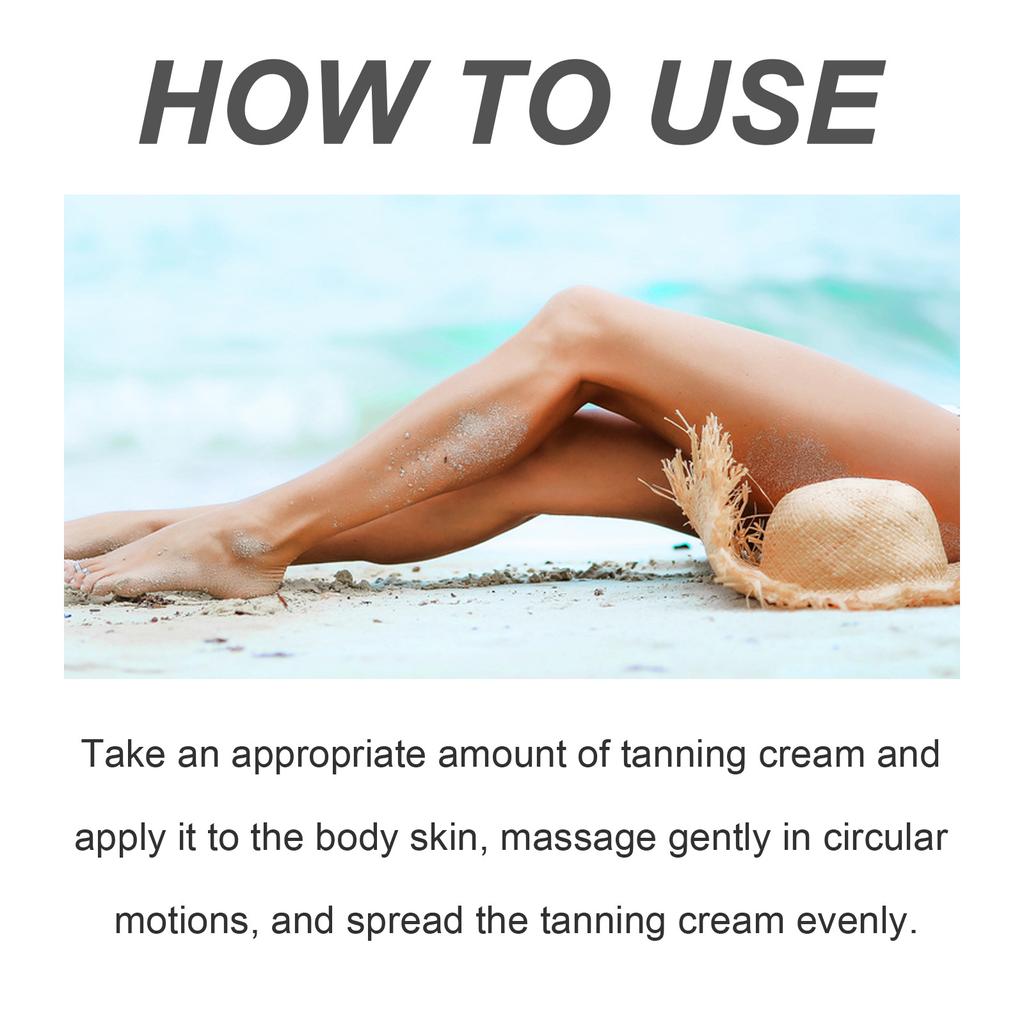 100g Leg Darkening Lotion, Moisturizing Liquid Body Foundation Fake Lotion, Even Skin Tanning Tone Care Tan Cream