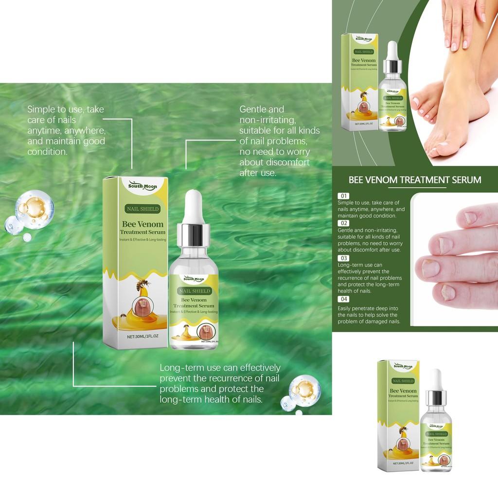 Nourishing South Moon Nail Repair Liquid For Healthy Strong Shiny Nails And Cuticle Care