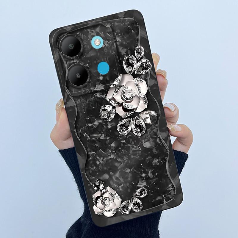 For Infinix Smart 7 X6515 Case Smart 7 HD X6516 Fashion Simplicity Cover Soft Silicone Phone Case For infinix Smart7 Plus Shells