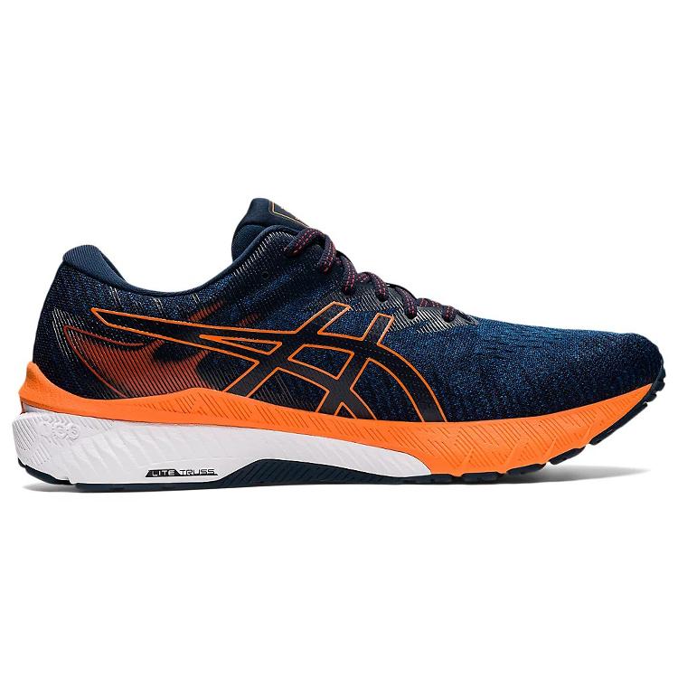 Ny Asics GT 2000 10 Mako Blå Sjokkerende Oransje 1011B185-402