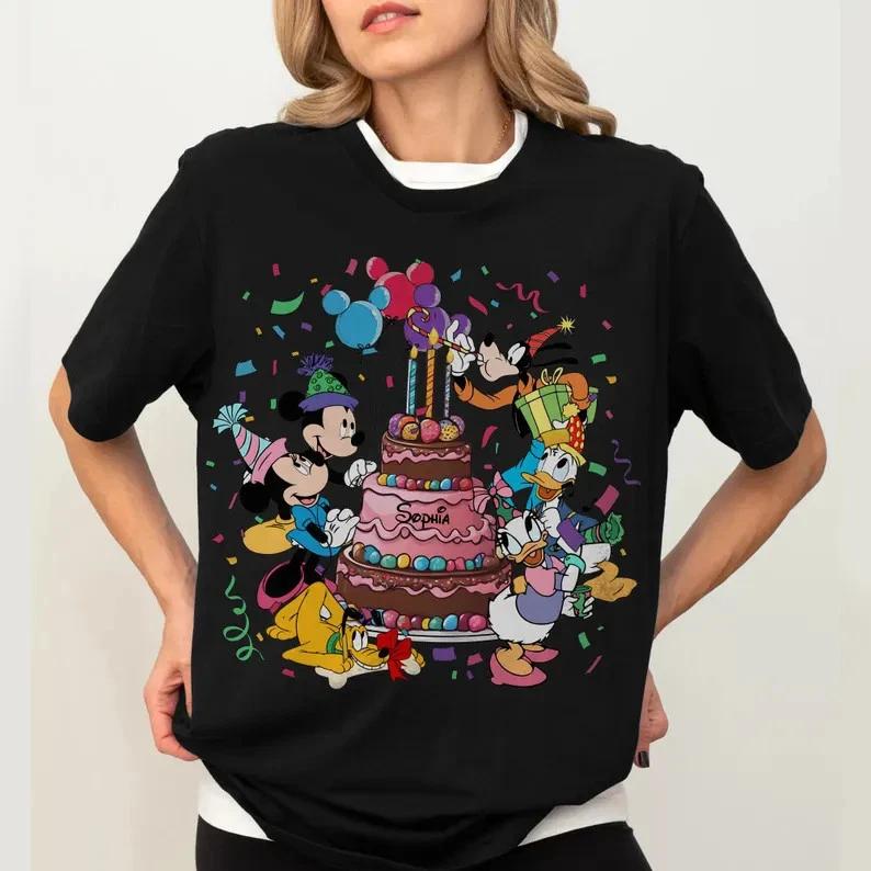 Birthday Party Mickey And Friends T Shirt Unisex 9 S