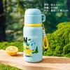 Children's Thermos Cup, Student Portable 316 Stainless Steel with Lid, Straight Drinking Cup, Cute and Fun Graffiti Water Bottle