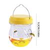 1-10pcs Insect Hornet Hanging Trap Reusable Non-toxic Pest Control Cather Yellow Fruitfly Trap For Home Farm Garden Supplies