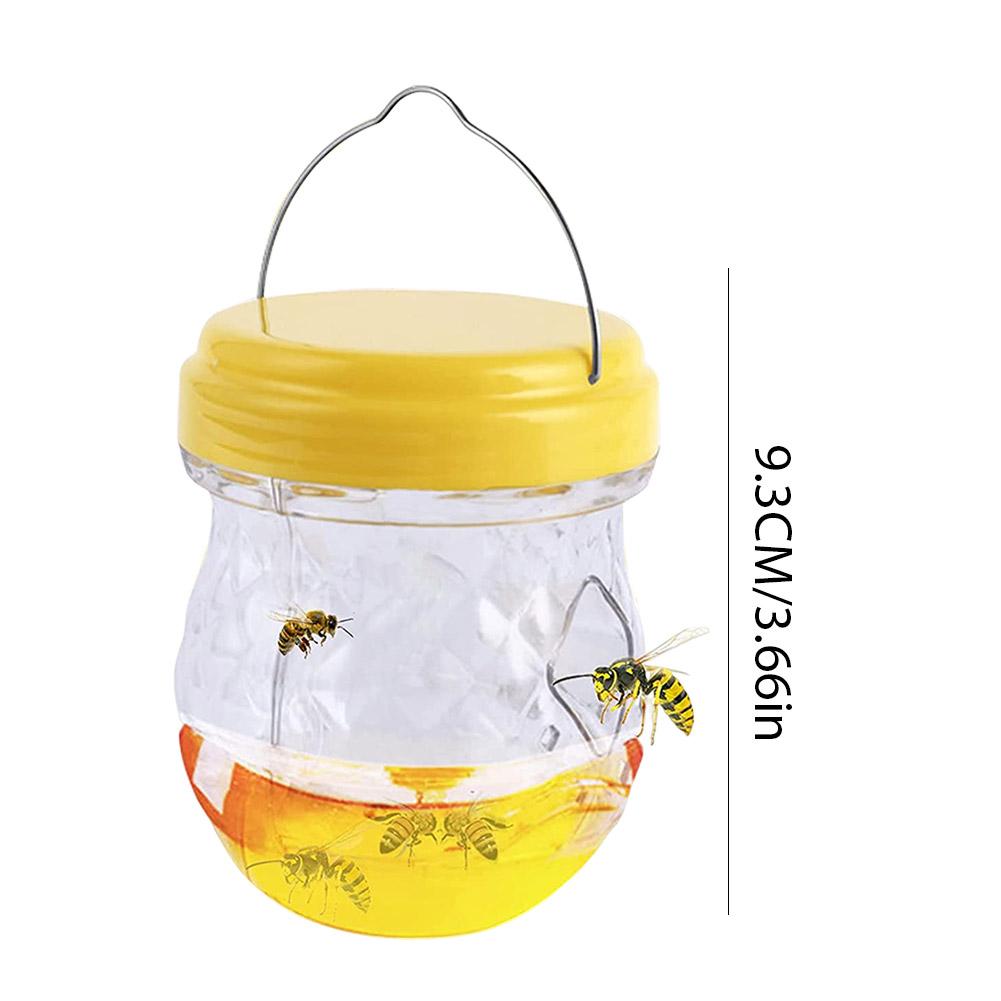 1-10pcs Insect Hornet Hanging Trap Reusable Non-toxic Pest Control Cather Yellow Fruitfly Trap For Home Farm Garden Supplies